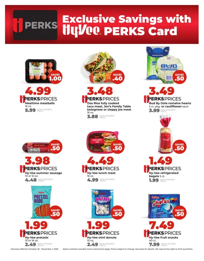 Hy-Vee Weekly Ad 8 Hy-Vee weekly ad page 8, October 26 to November 1, 2026