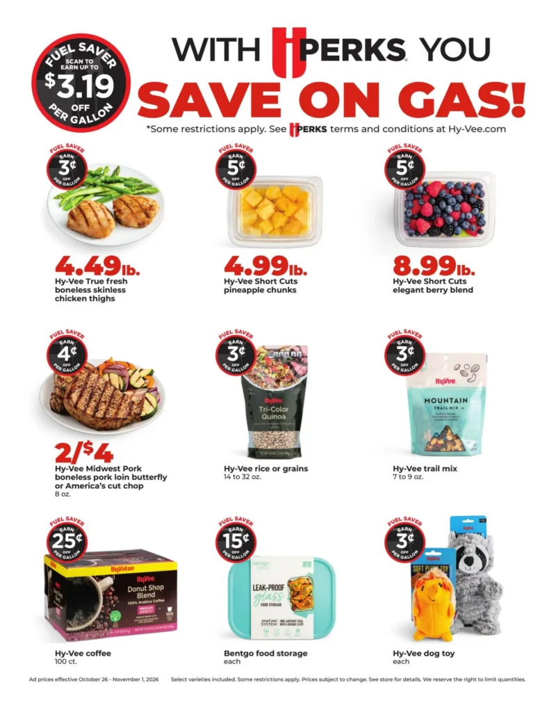 Hy-Vee Weekly Ad 12 Hy-Vee weekly ad page 12, October 26 to November 1, 2026