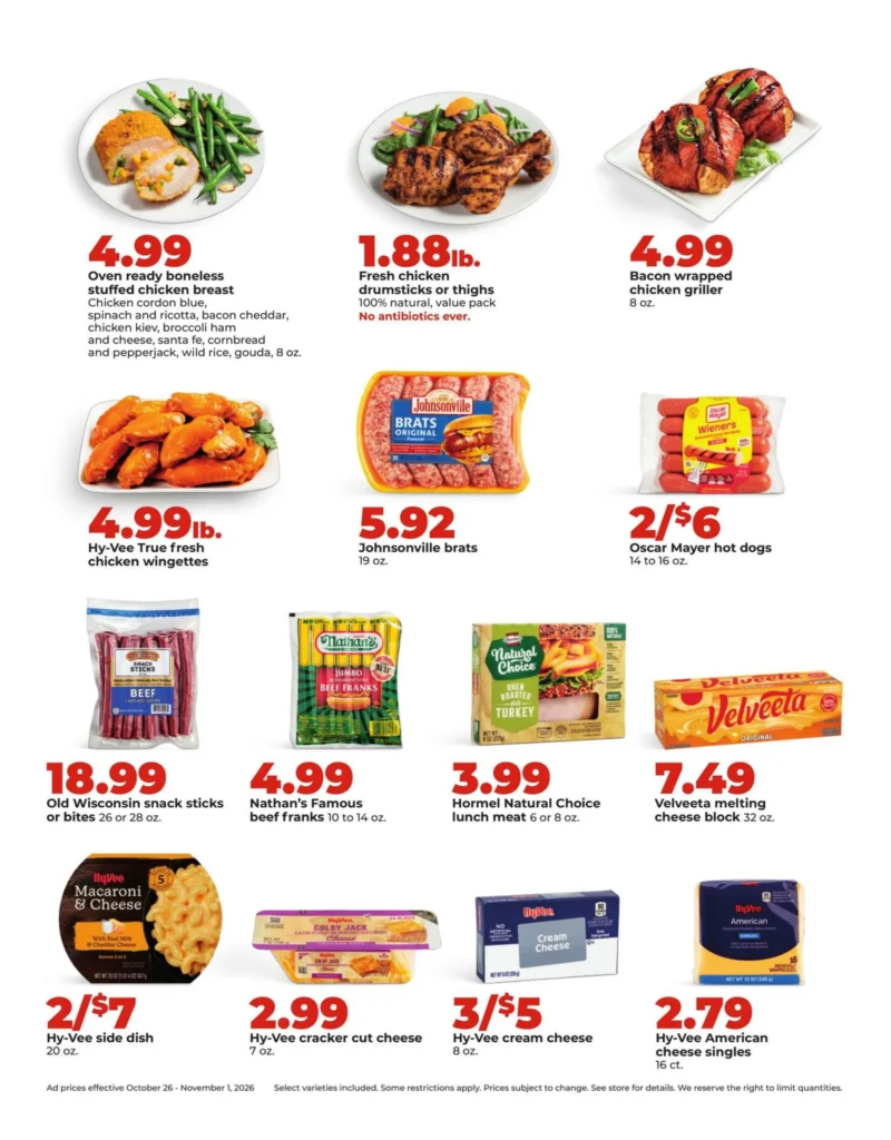 Hy-Vee Weekly Ad 16 Hy-Vee weekly ad page 16, October 26 to November 1, 2026