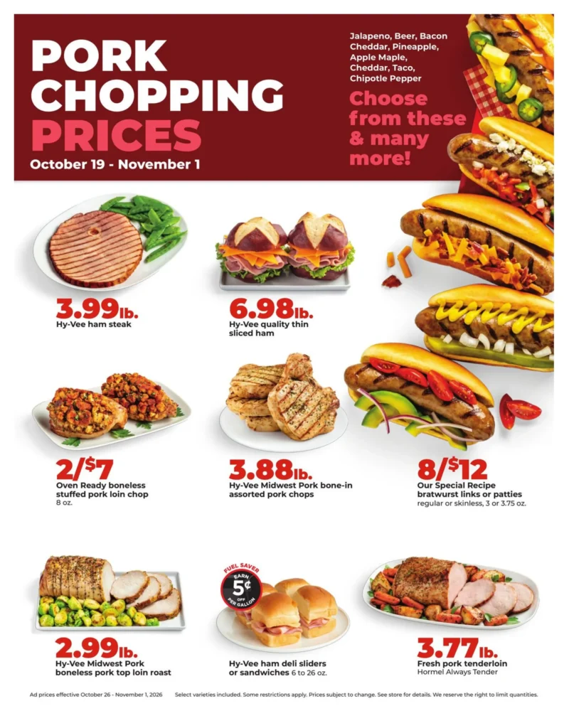 Hy-Vee Weekly Ad 17 Hy-Vee weekly ad page 17, October 26 to November 1, 2026