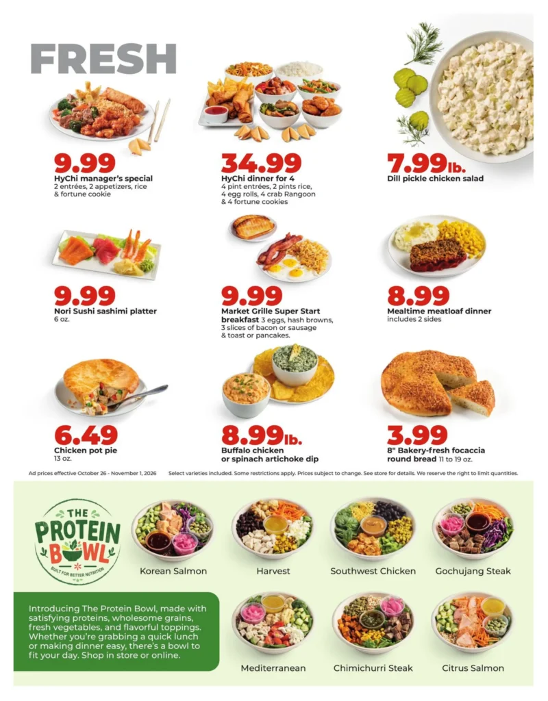 Hy-Vee Weekly Ad 23 Hy-Vee weekly ad page 23, October 26 to November 1, 2026