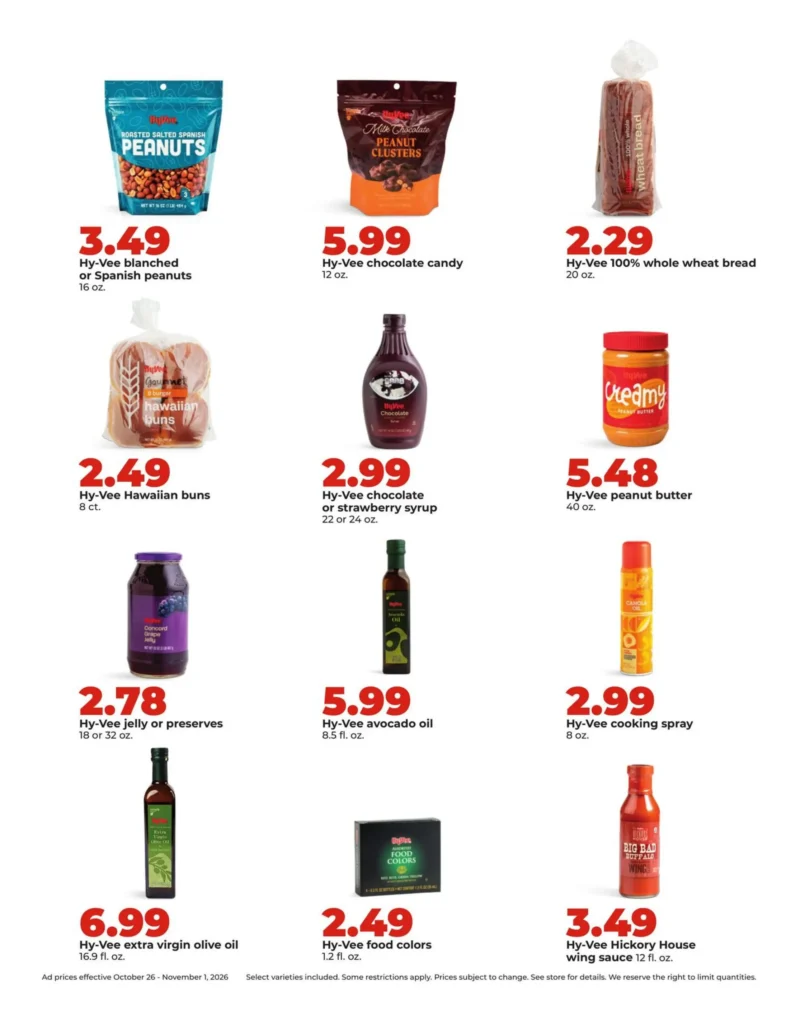 Hy-Vee Weekly Ad 26 Hy-Vee weekly ad page 26, October 26 to November 1, 2026